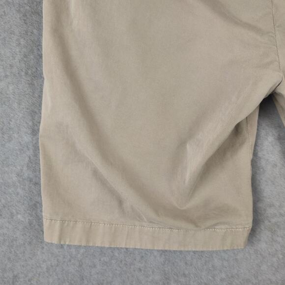 Peter Millar Shorts Size 31 Crown Crafted Khaki Flat Front Chino - Picture 4 of 13
